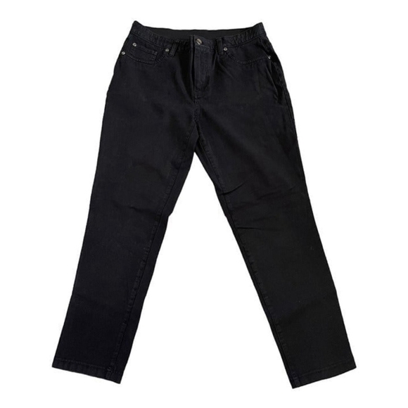 Women's Jeans Dark Gray Jeans Chico's Jeans 
Size: 8 - Picture 3 of 5